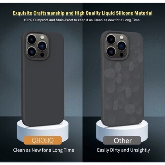 5-IN-1 iPhone 14 Plus Case with 2X Screen & Camera a. Protector  pplMatte Black - Picture 2 of 5